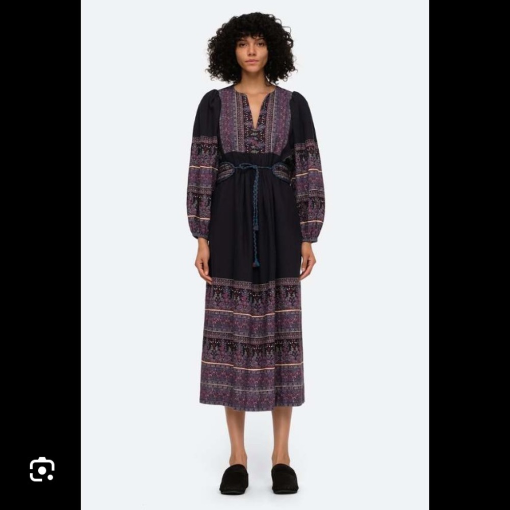 Sea New York Adella belted dress size M